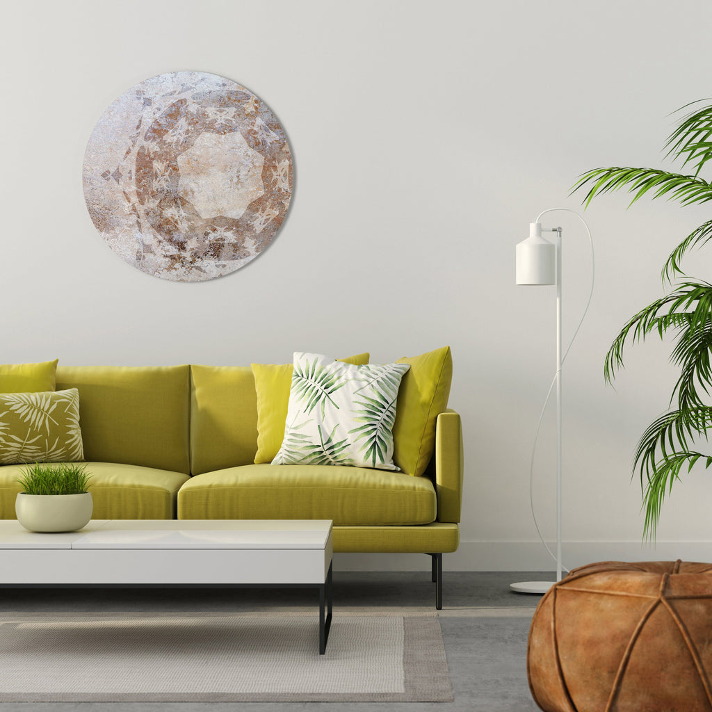EARTHY ELEGANCE Quadro Redondo Decorativo