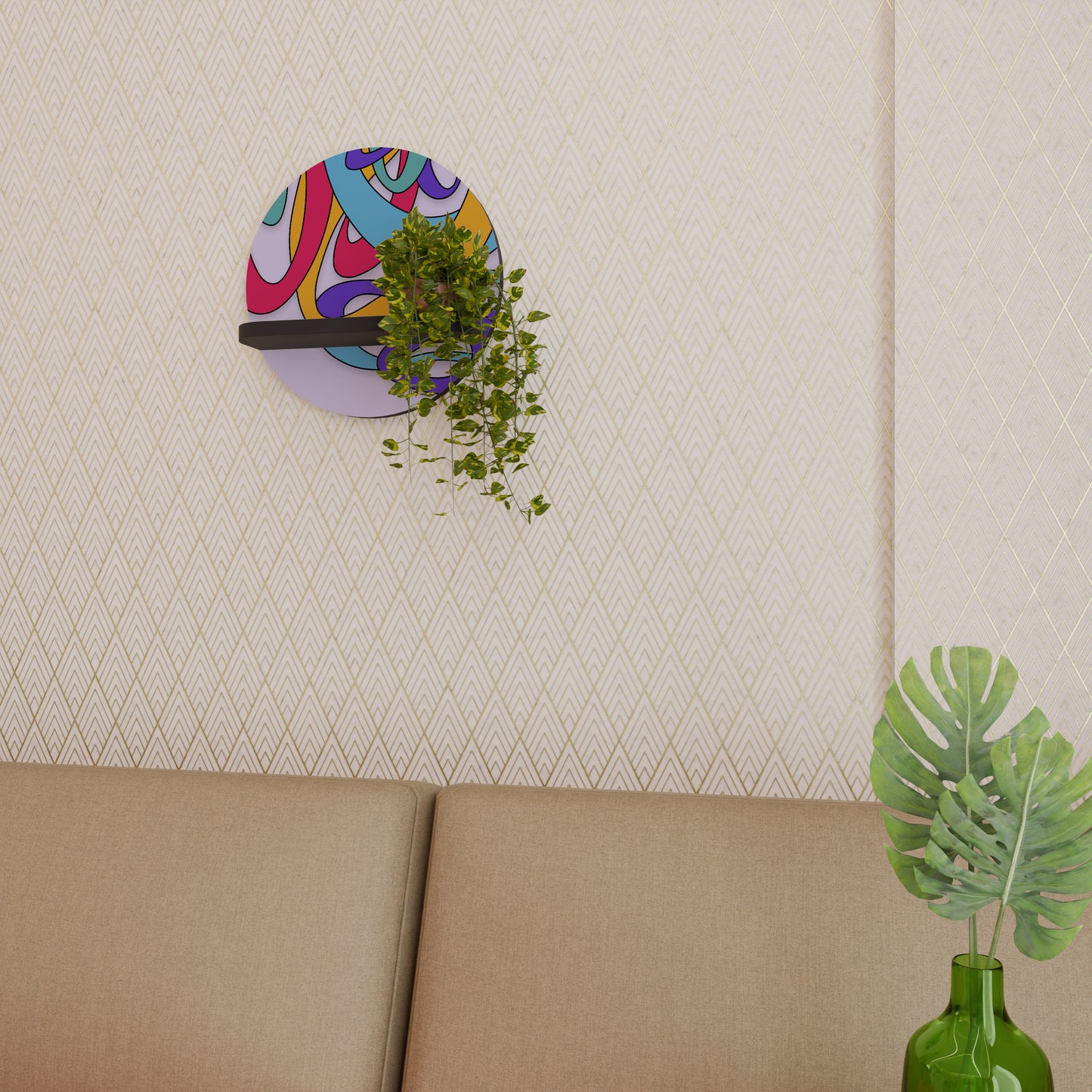 COLOR STREAM Art Shelf