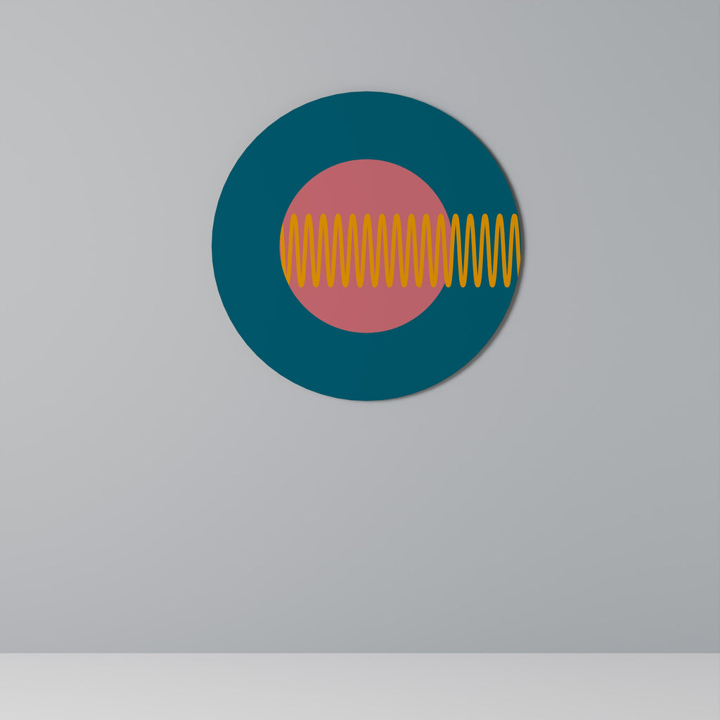 SOUND SOURCE Quadro Redondo Decorativo