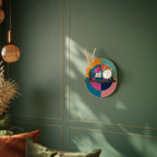 CREATING TOGETHER Prateleira Oval Decorativa em Acabamento Preto