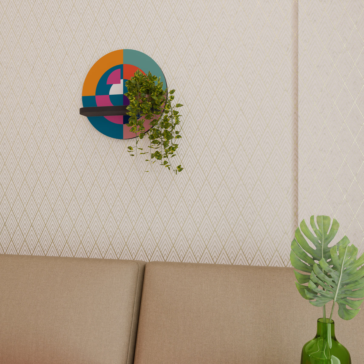 CREATING TOGETHER Art Shelf