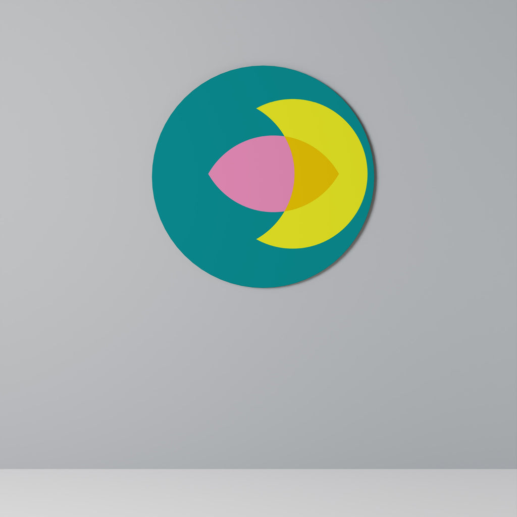 SPIRITUAL SUPPORT Quadro Redondo Decorativo