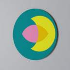 SPIRITUAL SUPPORT Quadro Redondo Decorativo