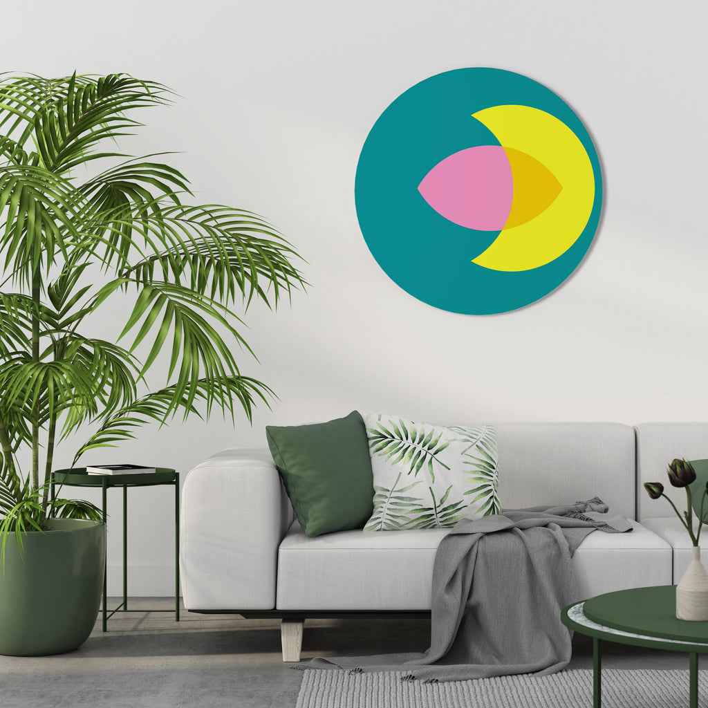 SPIRITUAL SUPPORT Quadro Redondo Decorativo