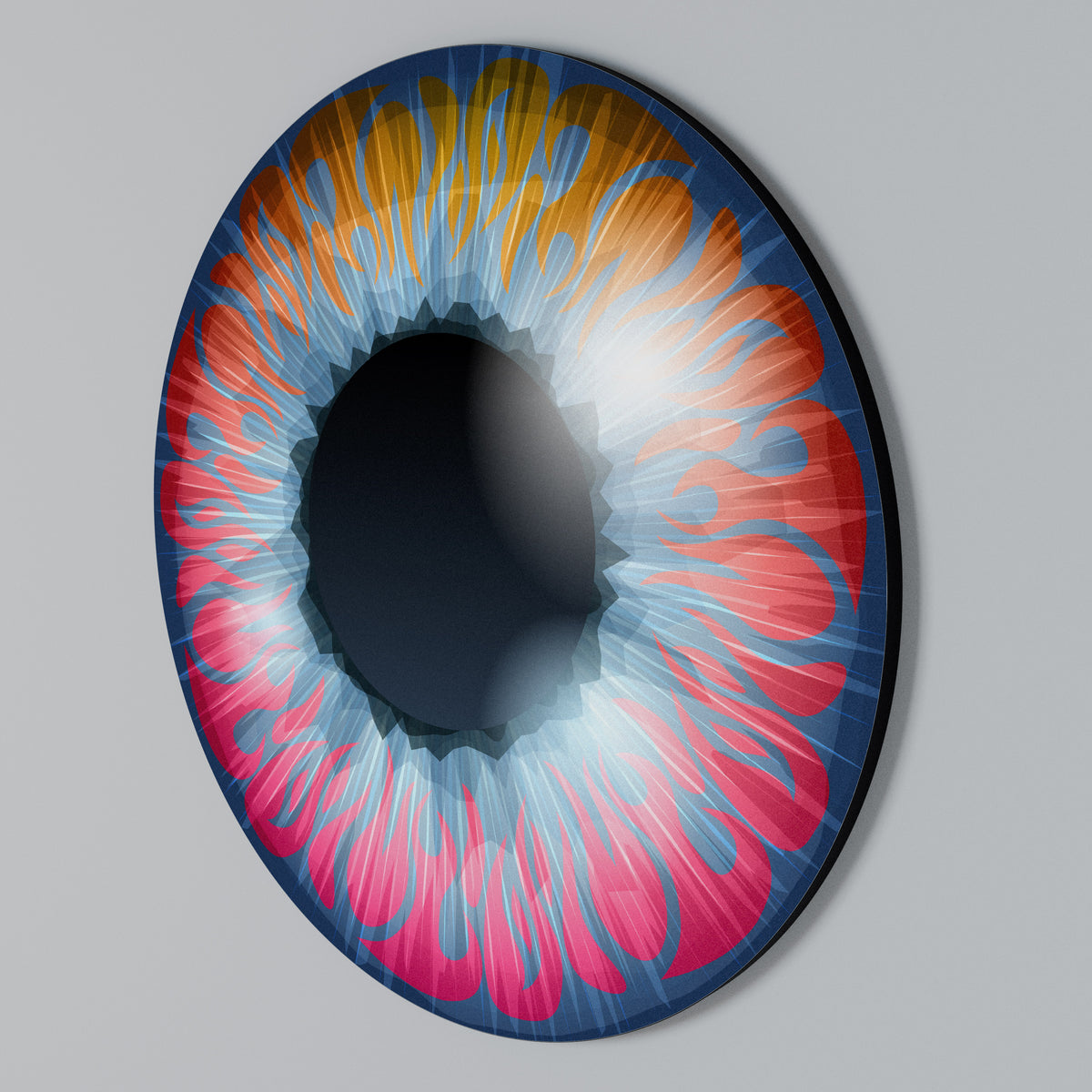 FANTASY EYE Arte de Parede Redonda