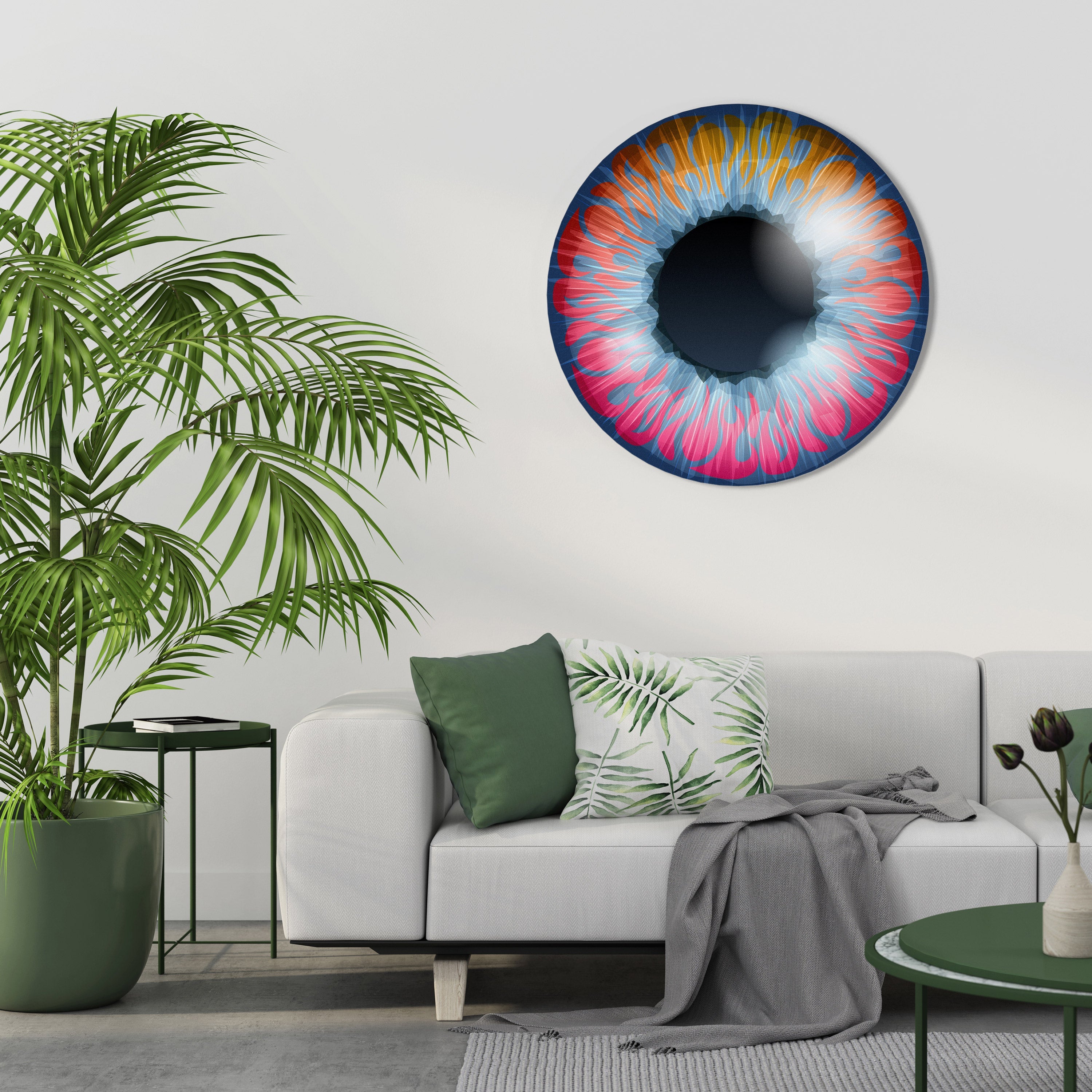 FANTASY EYE Quadro Redondo Decorativo