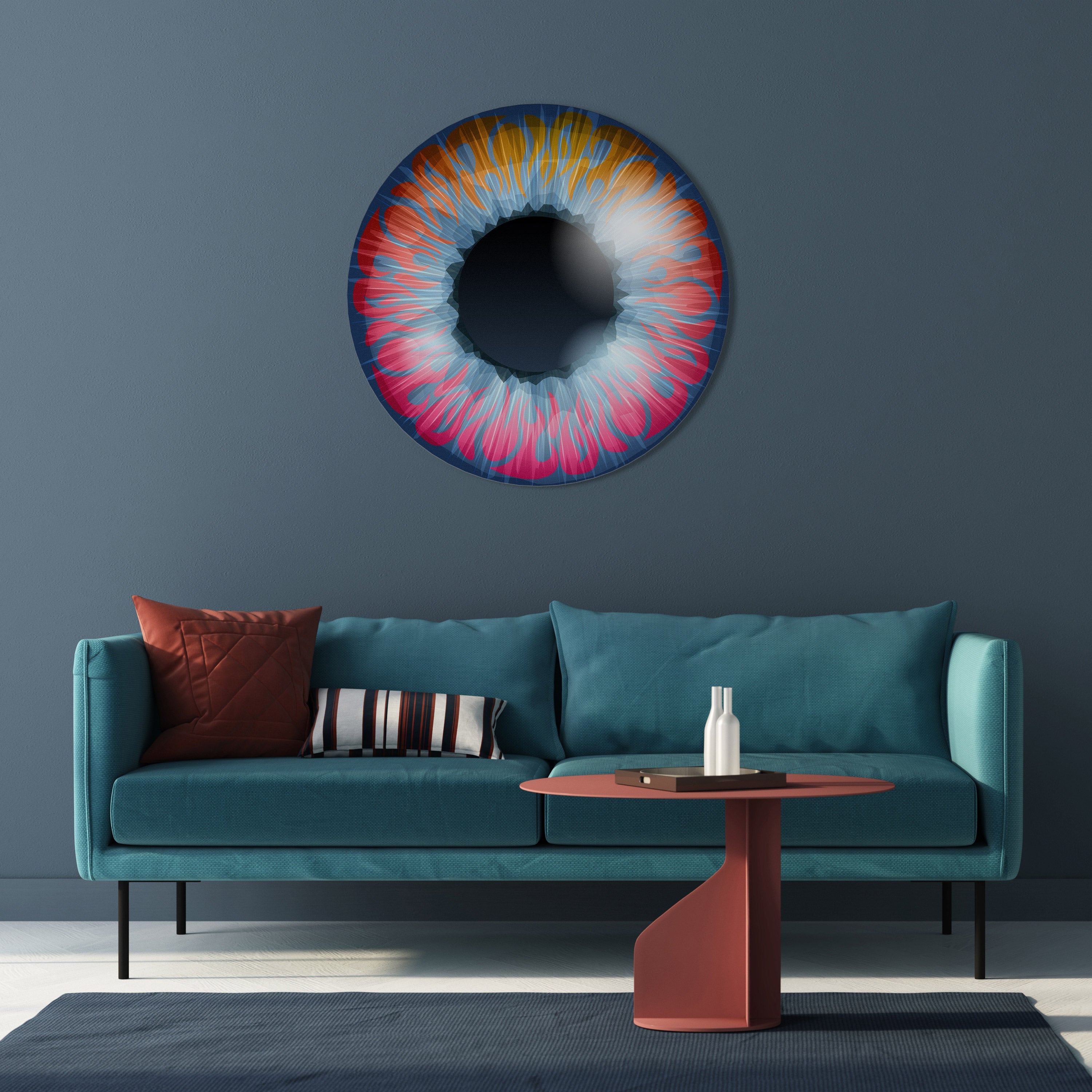 FANTASY EYE Quadro Redondo Decorativo