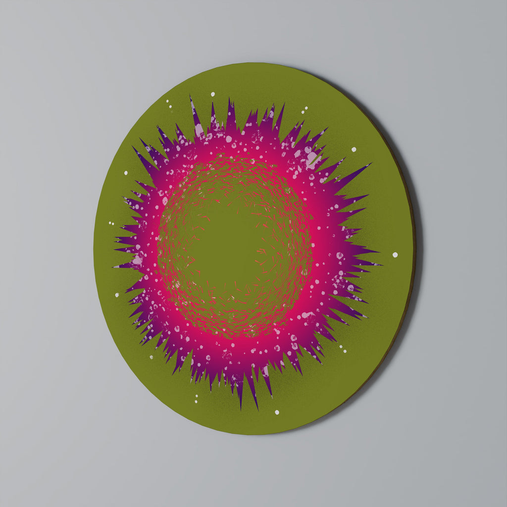 EXPLOSION ESSENCE Quadro Redondo Decorativo