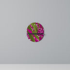 ENCHANTED TIGER Prateleira Oval Decorativa em Acabamento Preto