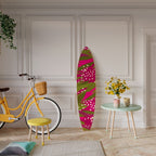 ENCHANTED TIGER Painel Decorativo Prancha de Surf