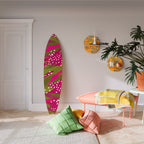 ENCHANTED TIGER Painel Decorativo Prancha de Surf