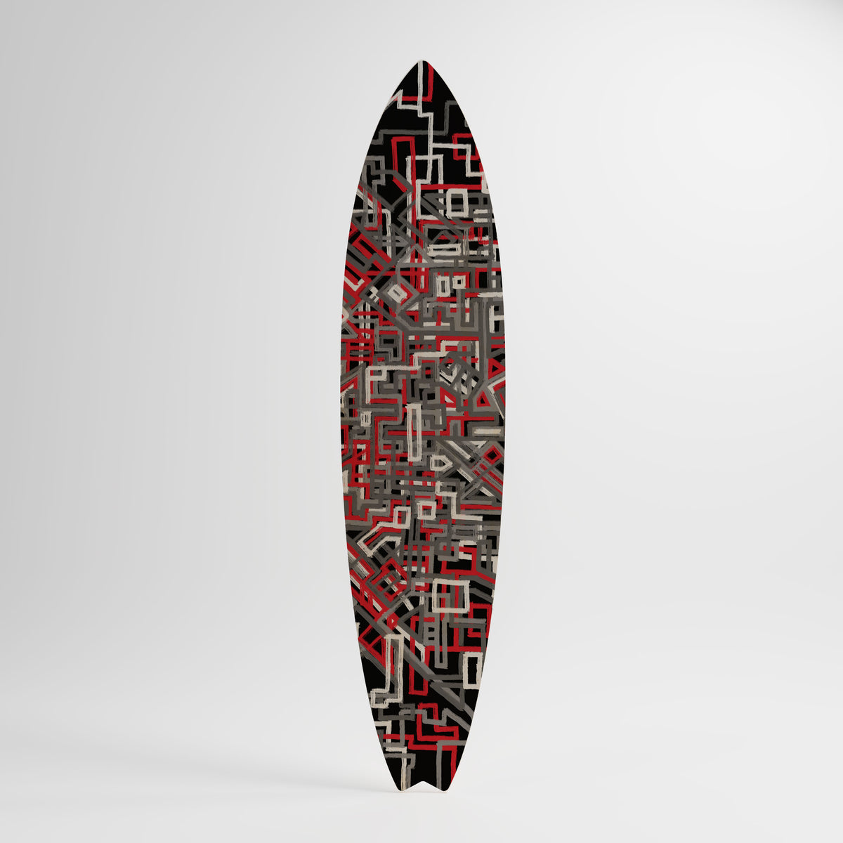 BROKEN LINES Painel Decorativo Prancha de Surf