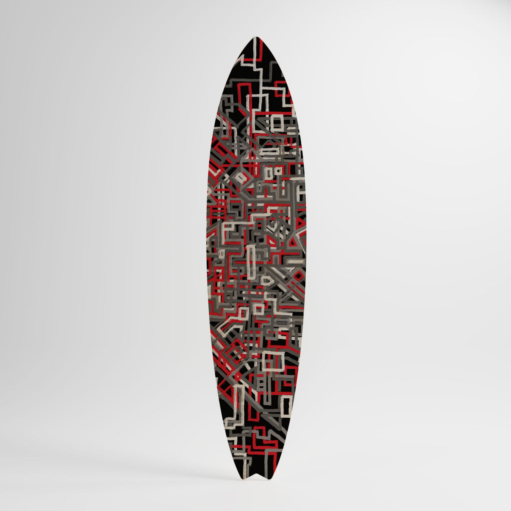 BROKEN LINES Surfboard Decorative Panel