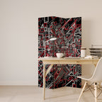 BROKEN LINES Biombo Decorativo de 3 Painéis