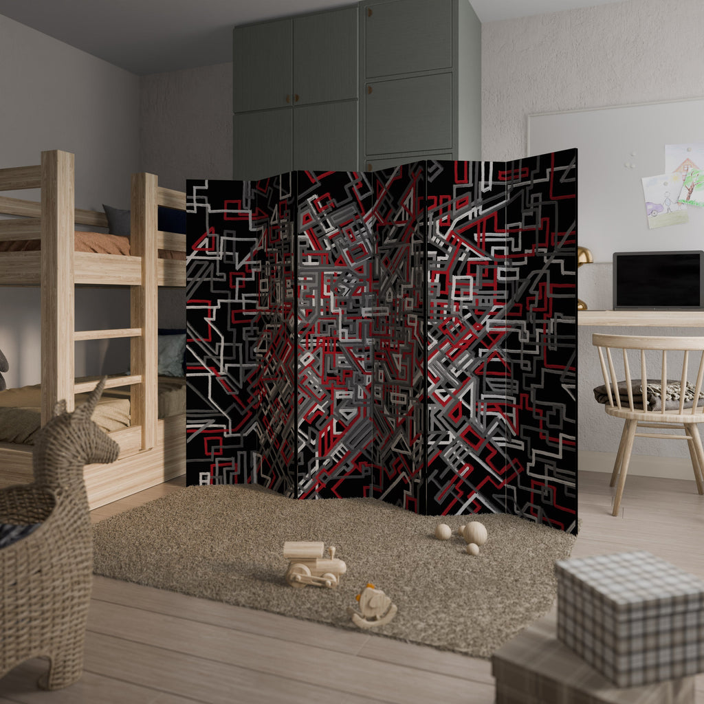 BROKEN LINES Biombo Decorativo de 6 Painéis