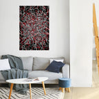 BROKEN LINES Peel and Stick Vertical Poster