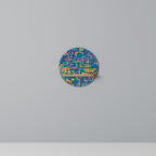 MEMORIES MAP Prateleira Redonda Decorativa em Efeito Carvalho