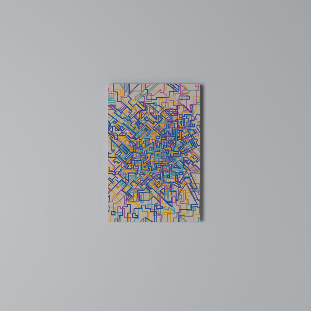 MEMORIES MAP Quadro em tela vertical