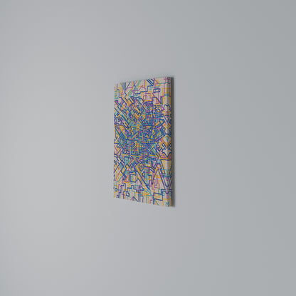 MEMORIES MAP Quadro em tela vertical