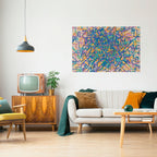 MEMORIES MAP Peel and Stick Horizontal Poster