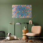 MEMORIES MAP Peel and Stick Horizontal Poster