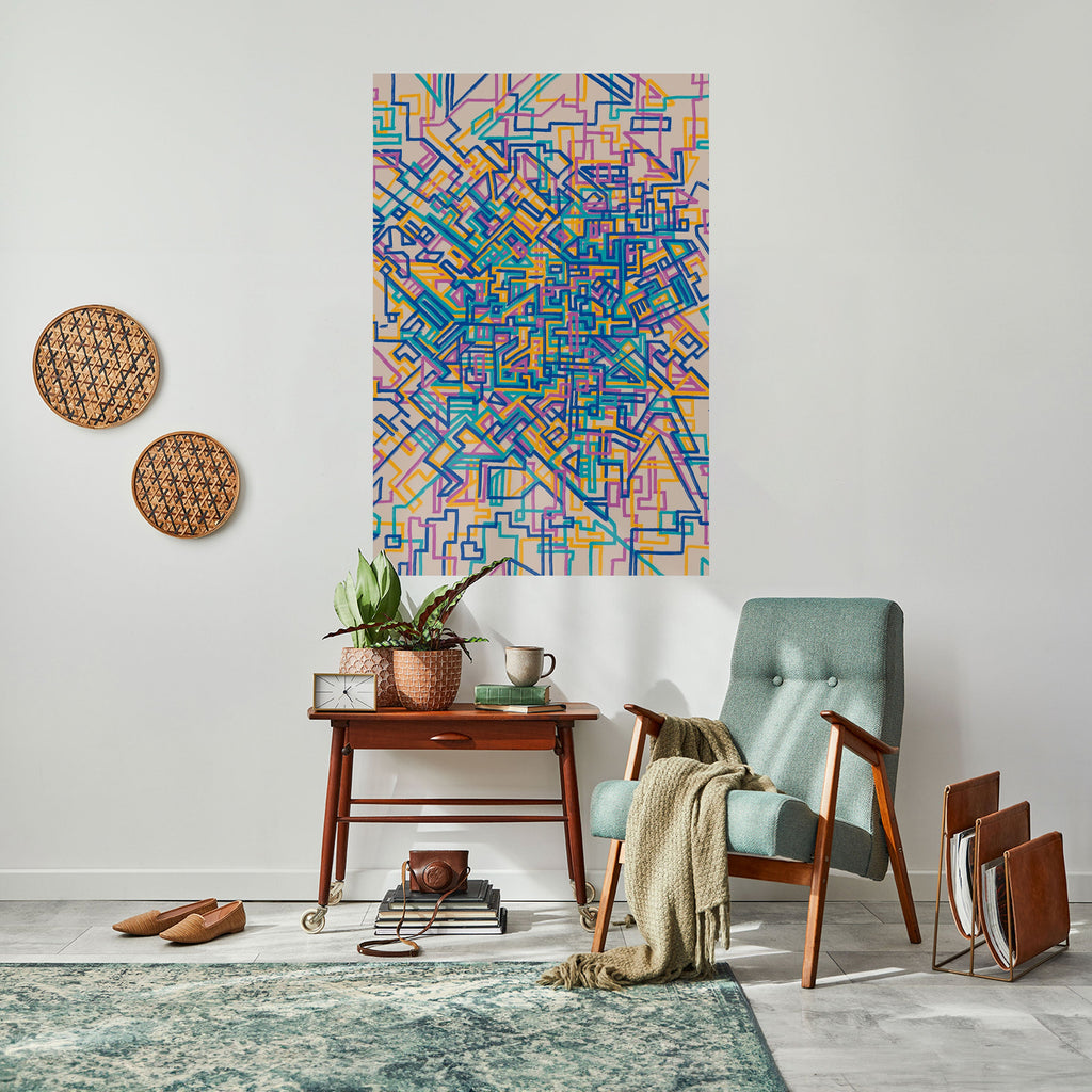 MEMORIES MAP Poster Vertical Autocolante