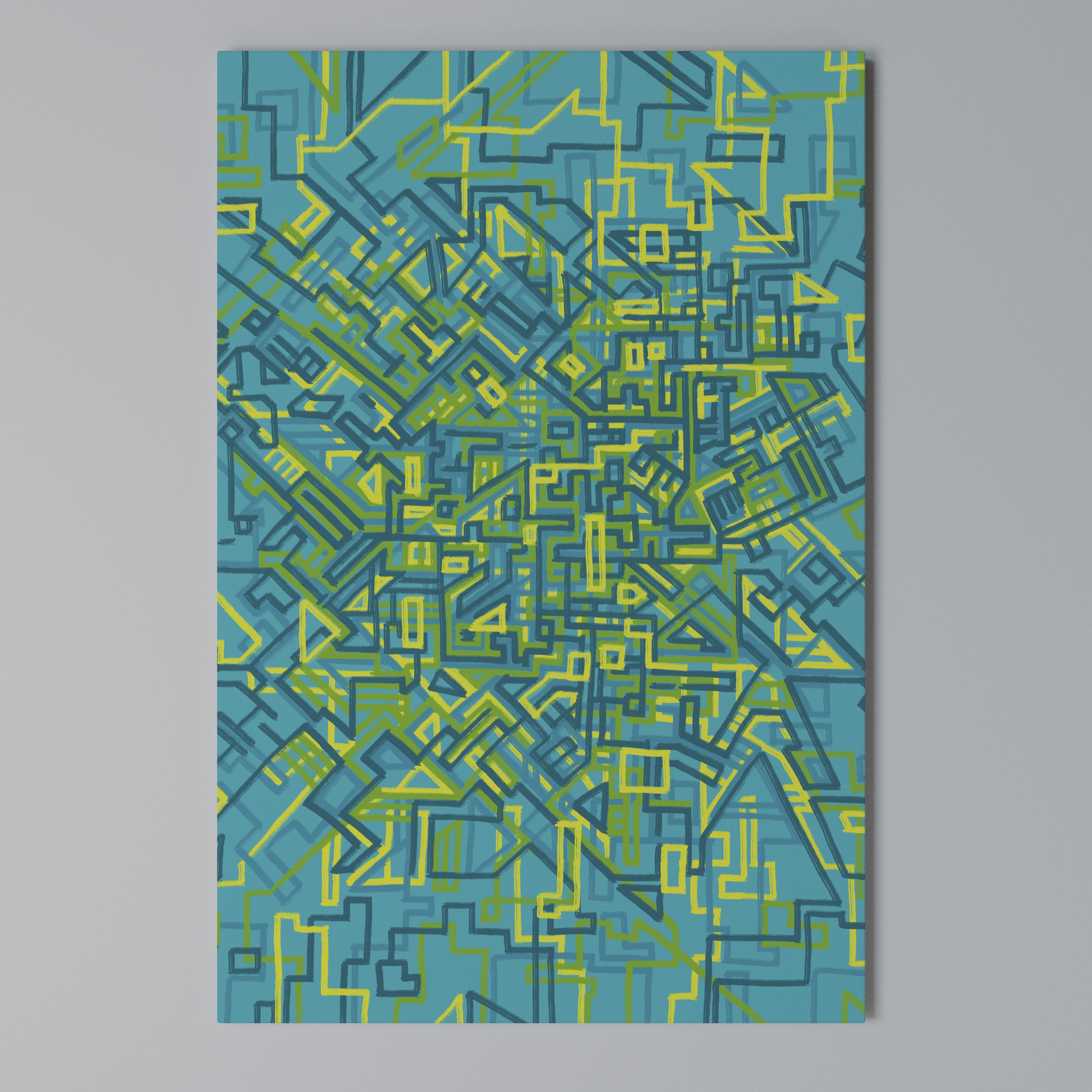 NOSTALGIC MEMORIES Quadro em tela vertical
