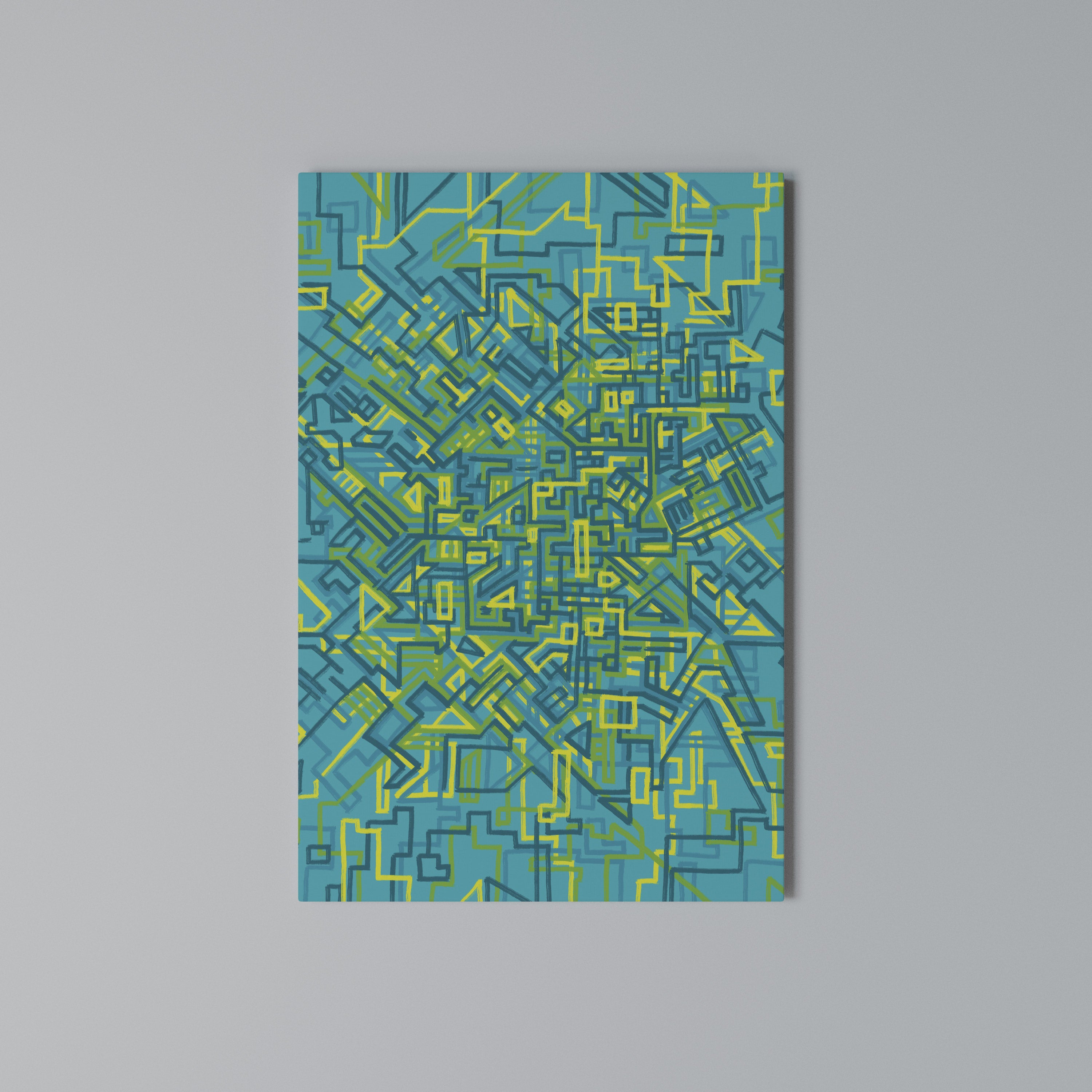 NOSTALGIC MEMORIES Quadro em tela vertical