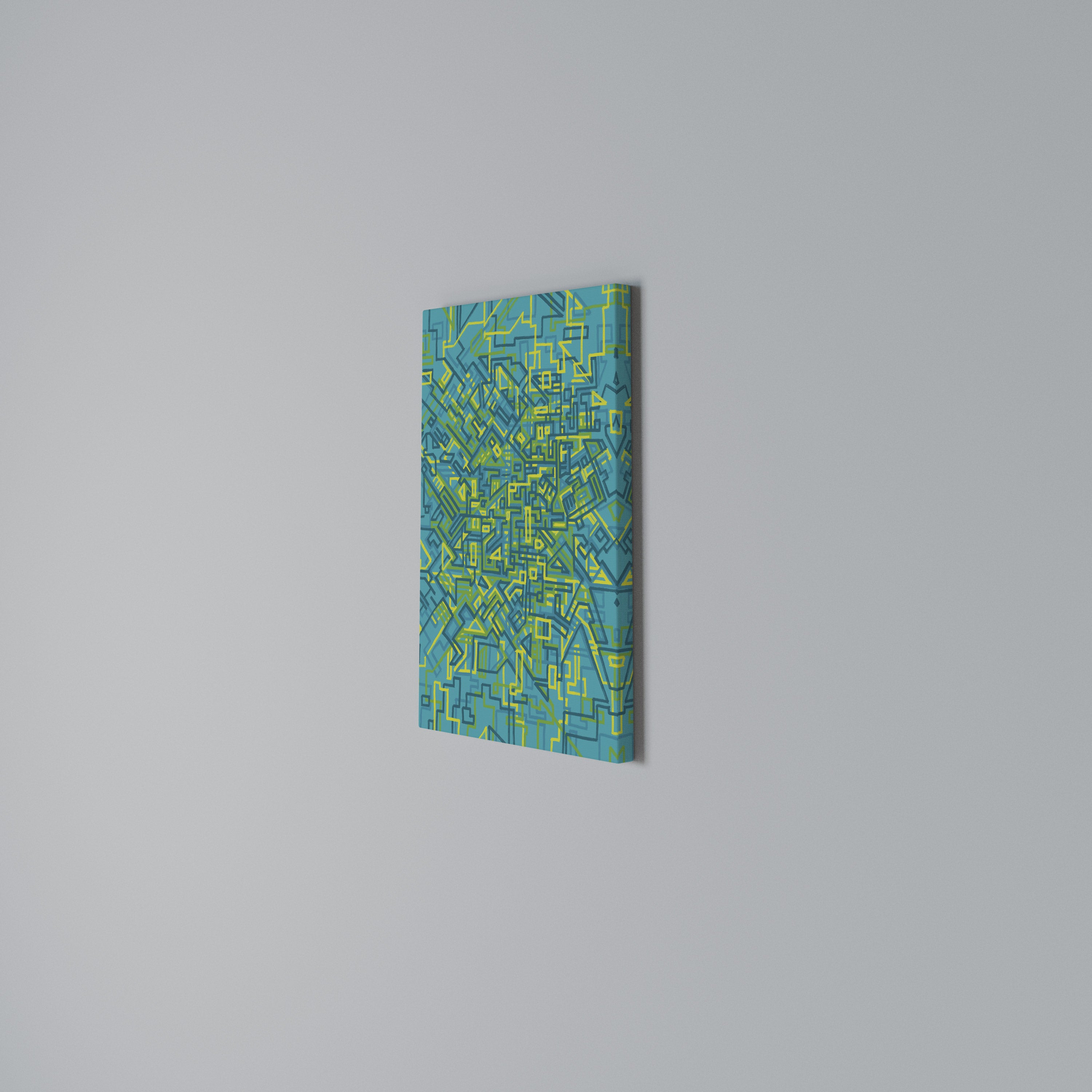NOSTALGIC MEMORIES Quadro em tela vertical