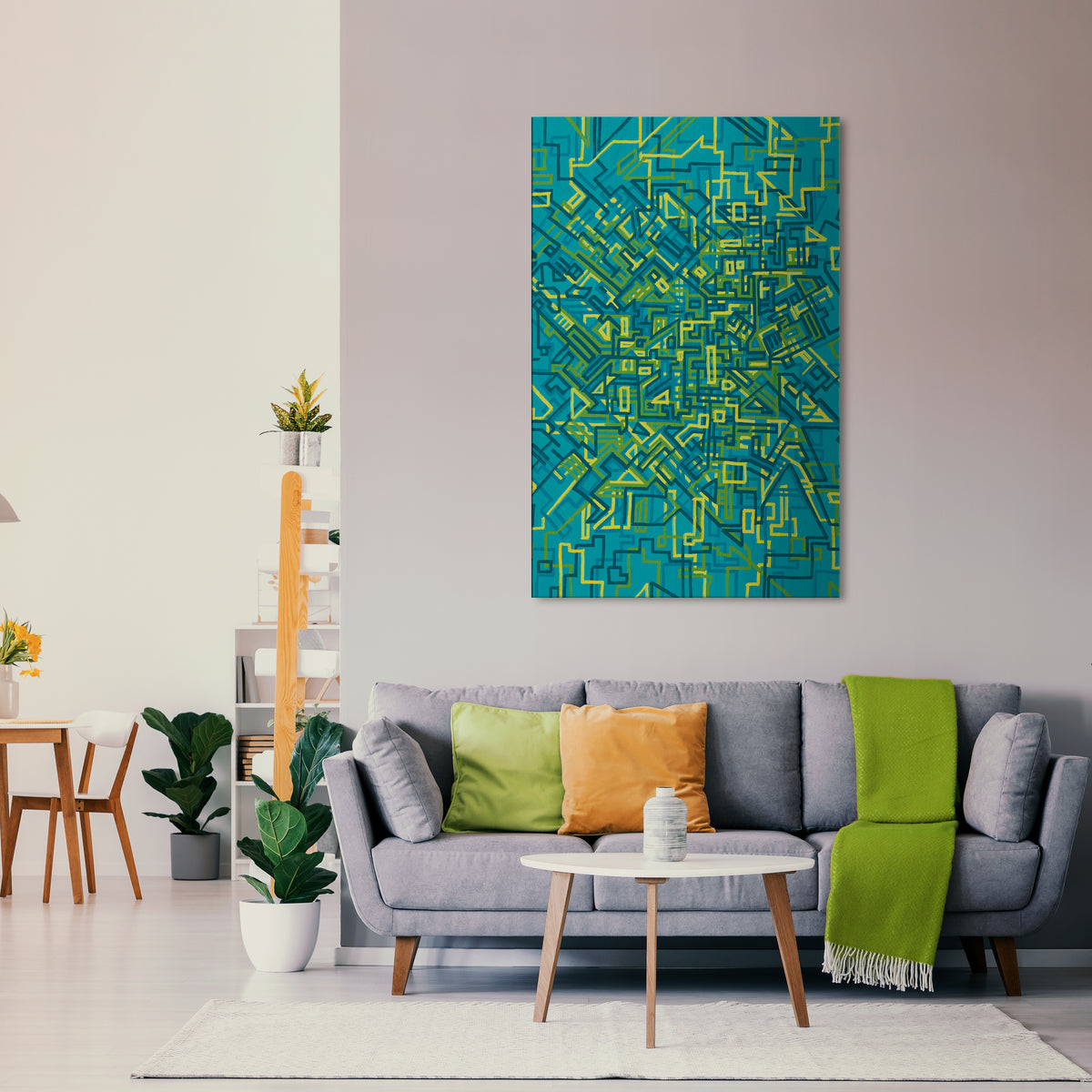 NOSTALGIC MEMORIES Quadro em tela vertical