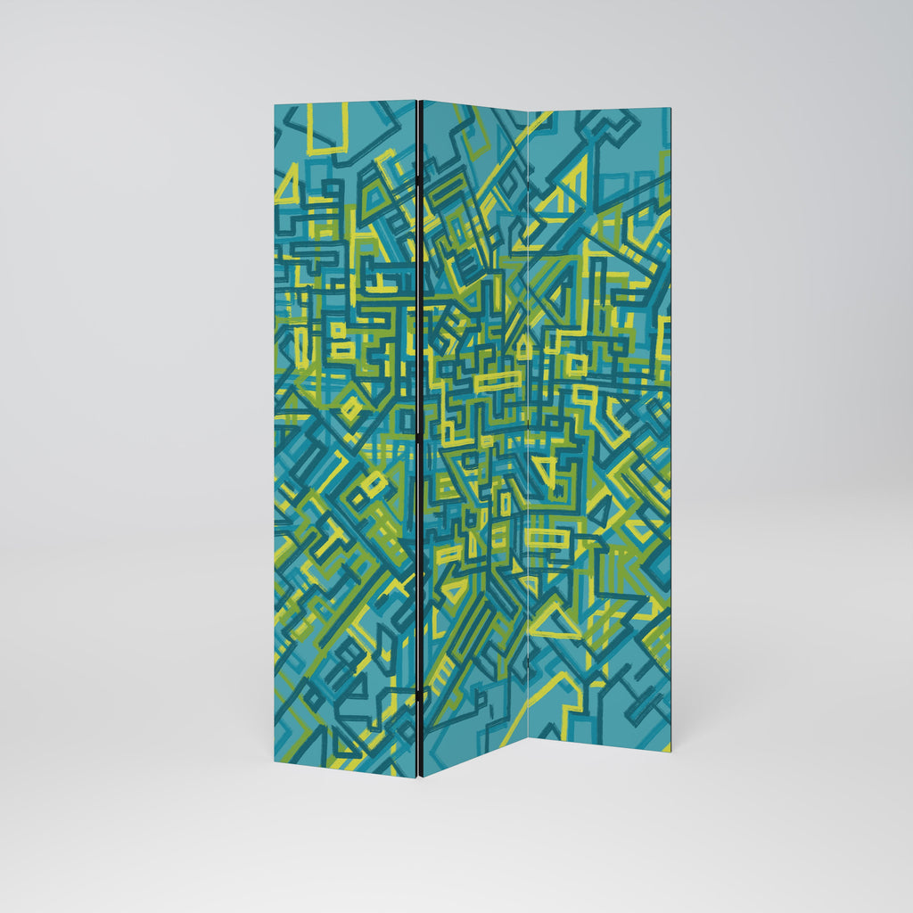 NOSTALGIC MEMORIES Biombo Decorativo de 3 Painéis