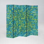 NOSTALGIC MEMORIES Decorative 5-Panel Room Divider