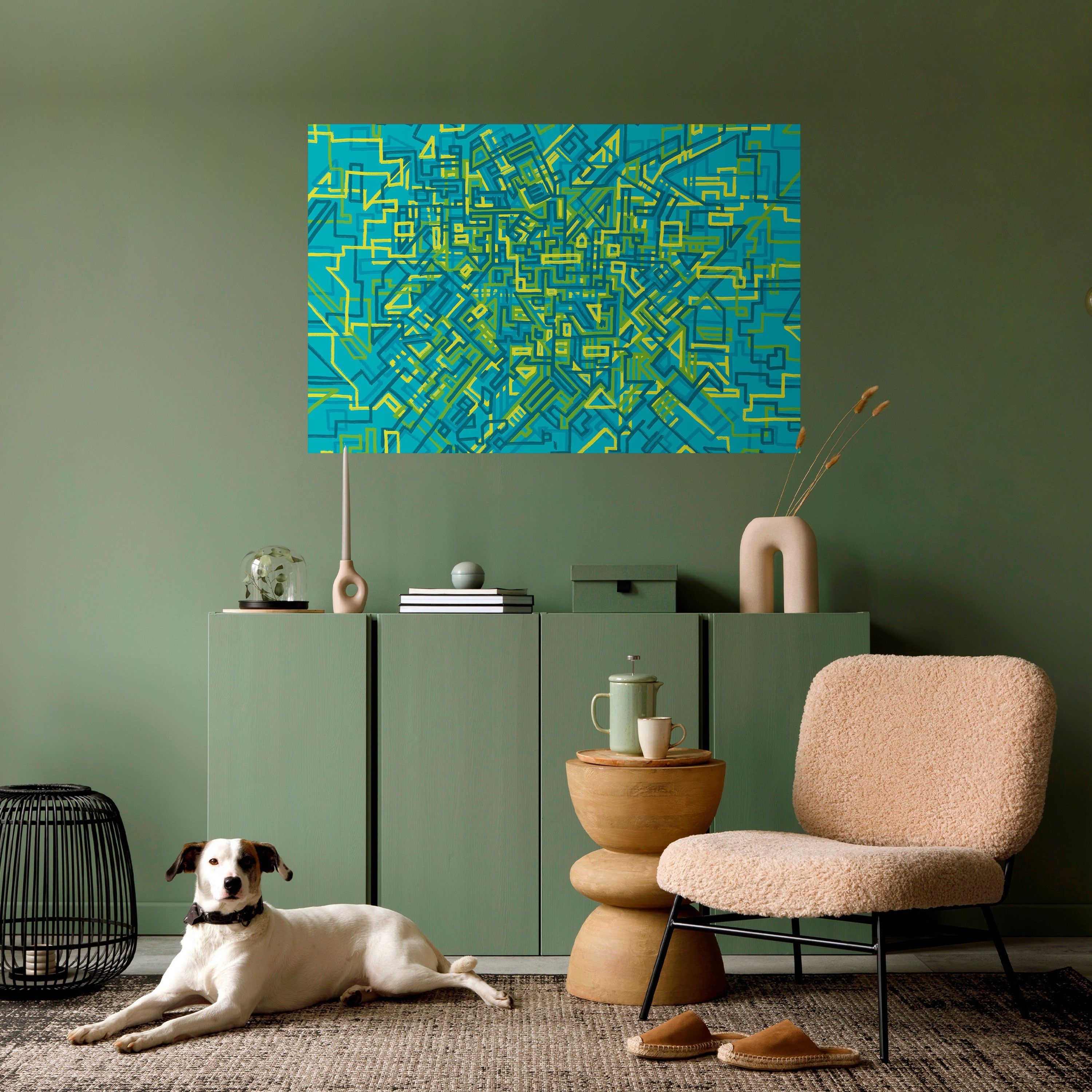 NOSTALGIC MEMORIES Peel and Stick Horizontal Poster