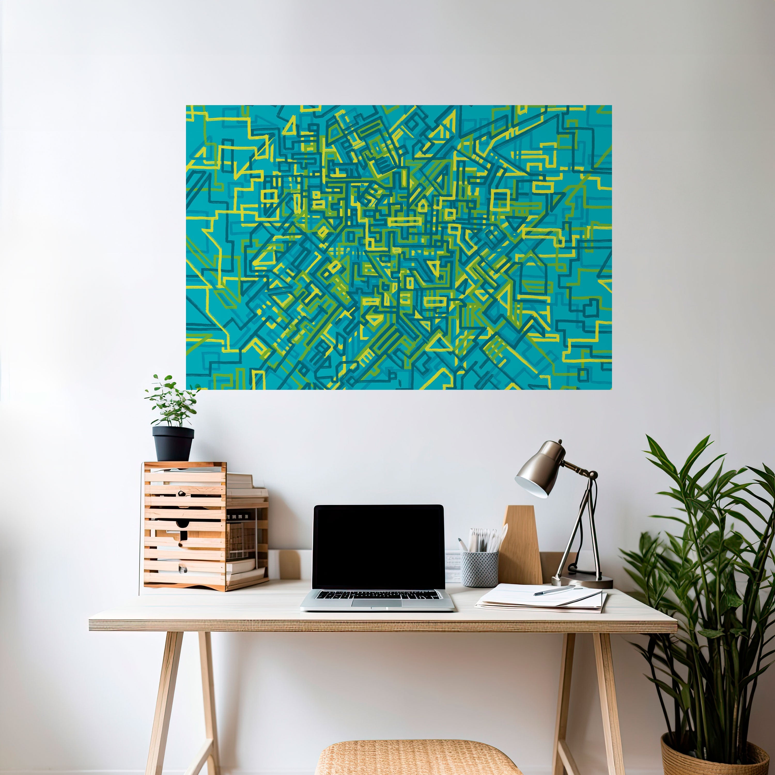 NOSTALGIC MEMORIES Peel and Stick Horizontal Poster