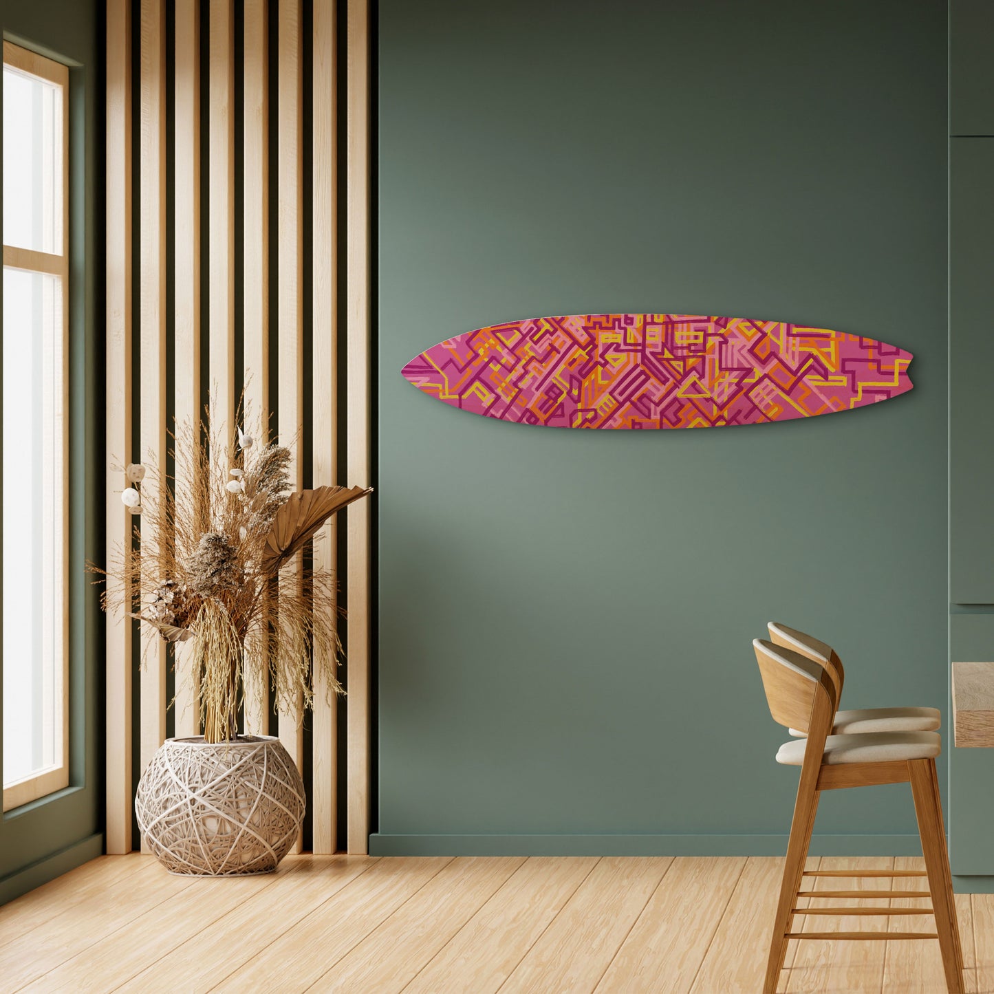 LOVELY MEMORIES Painel Decorativo Prancha de Surf