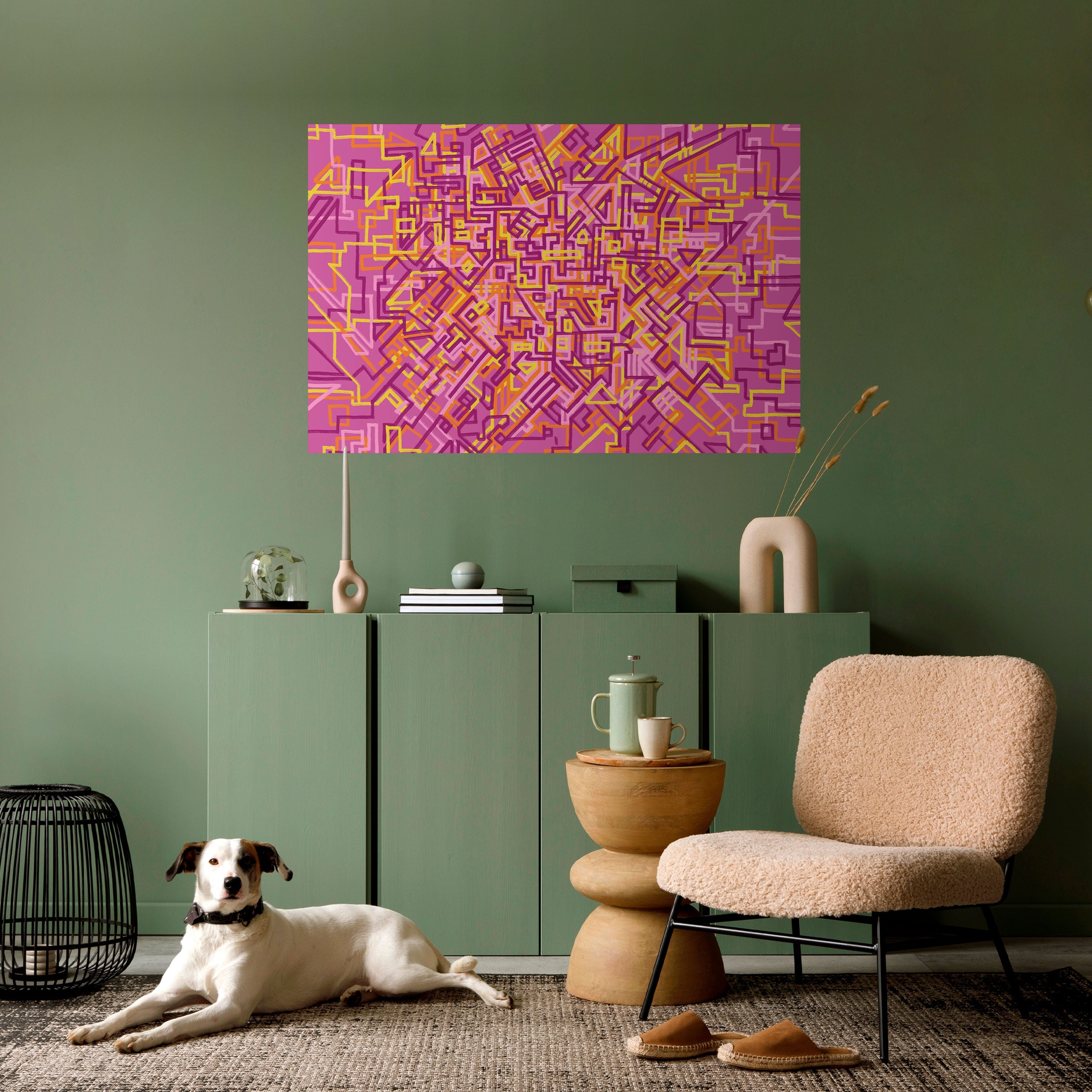 LOVELY MEMORIES Peel and Stick Horizontal Poster