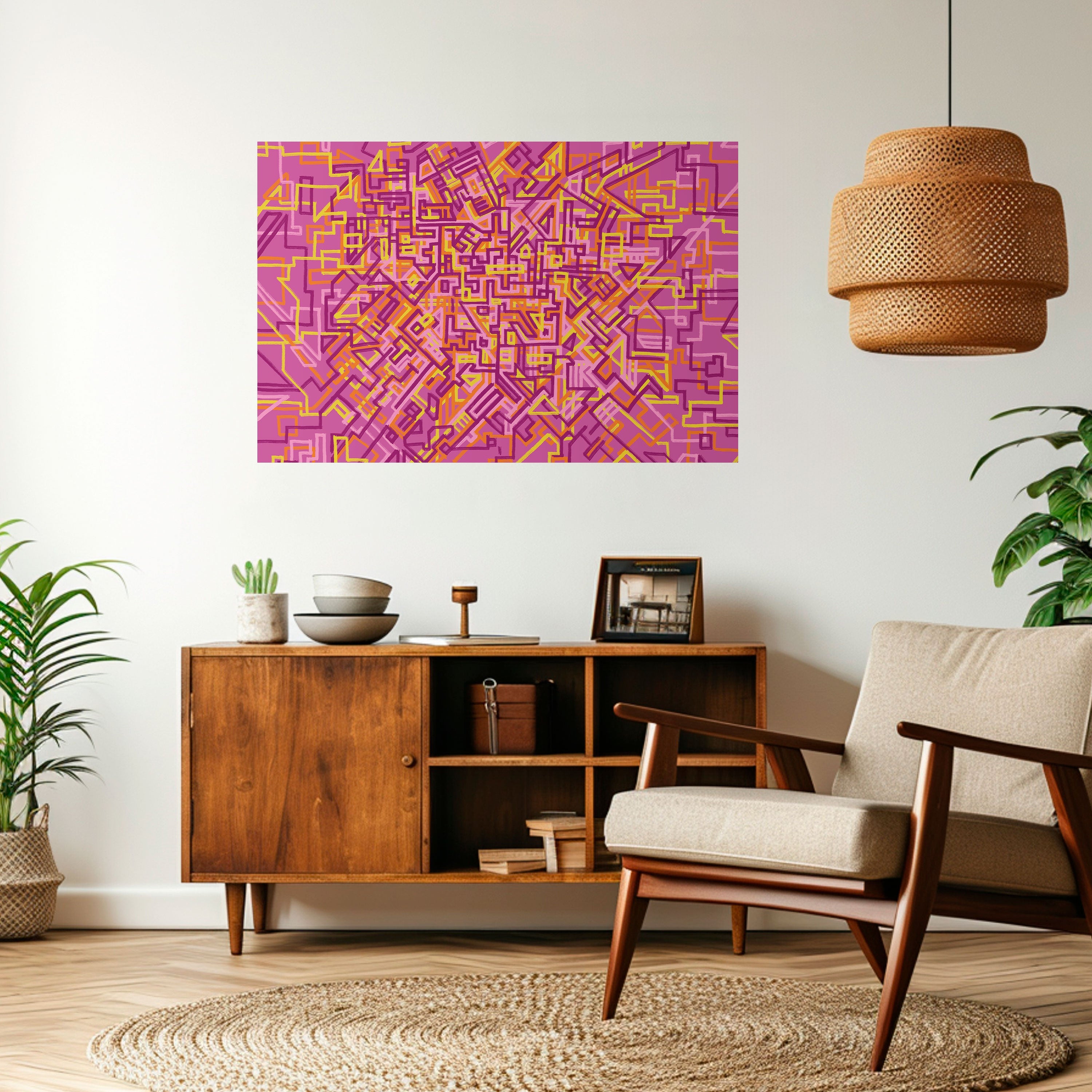 LOVELY MEMORIES Peel and Stick Horizontal Poster