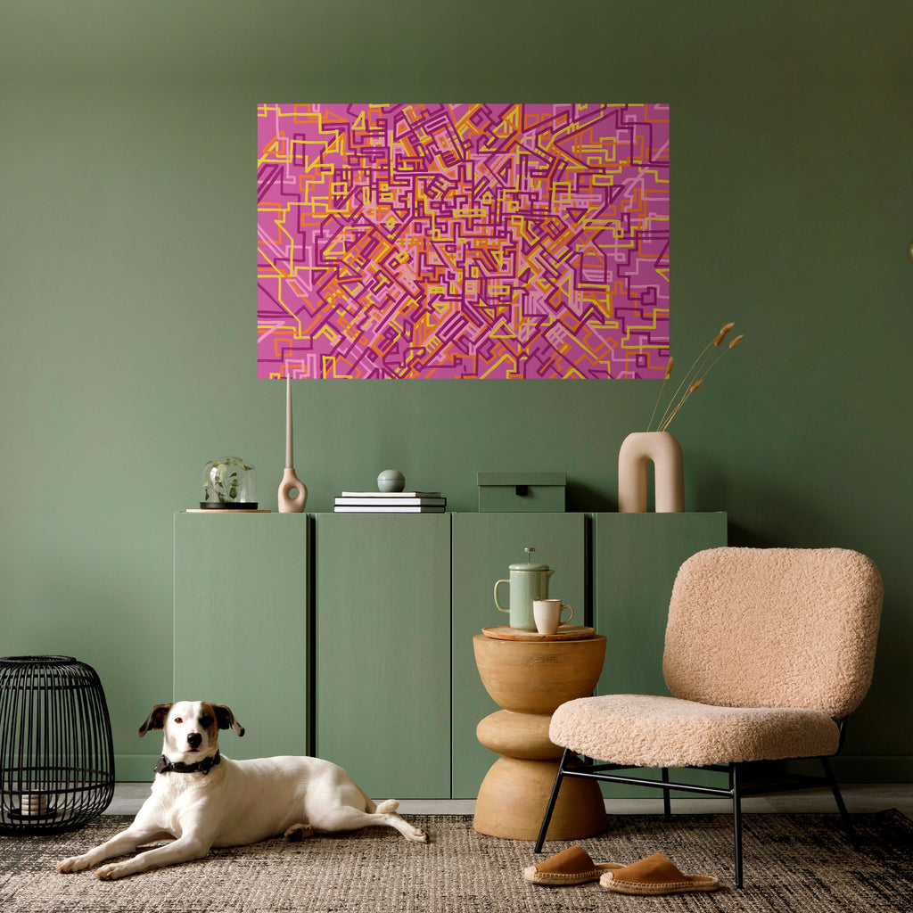 LOVELY MEMORIES Peel and Stick Horizontal Poster