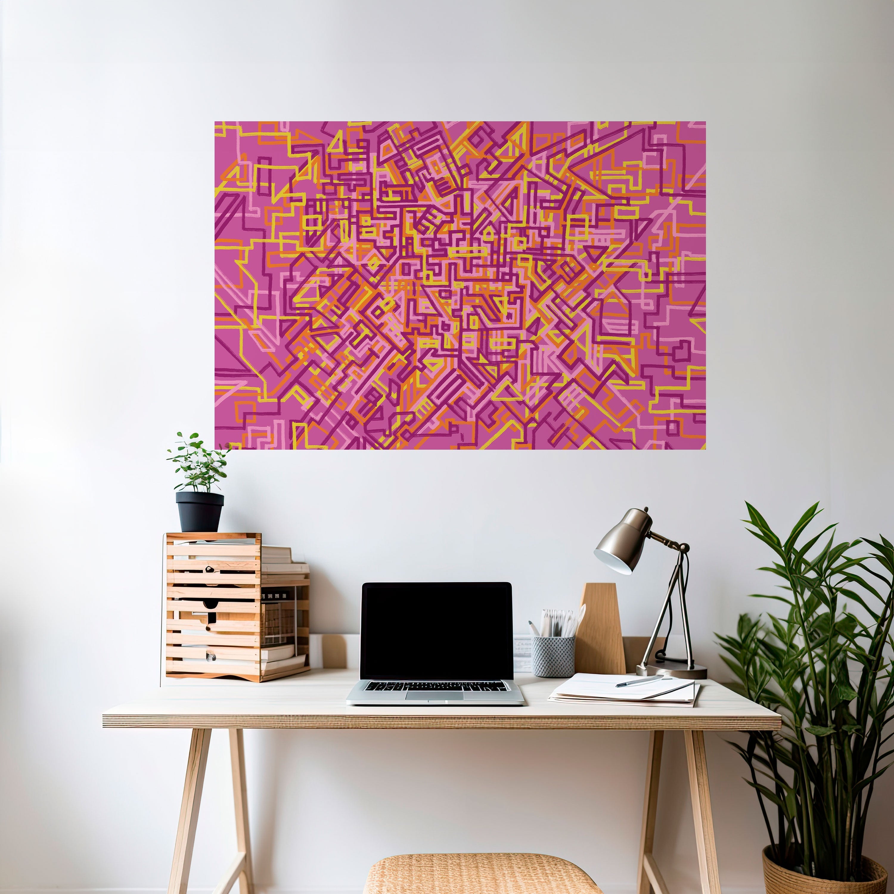 LOVELY MEMORIES Peel and Stick Horizontal Poster