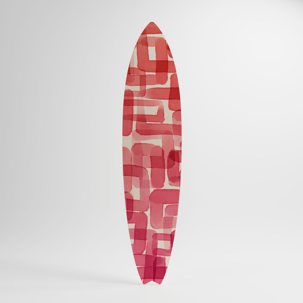KALEIDOSCOPIC CUBISM Painel Decorativo Prancha de Surf