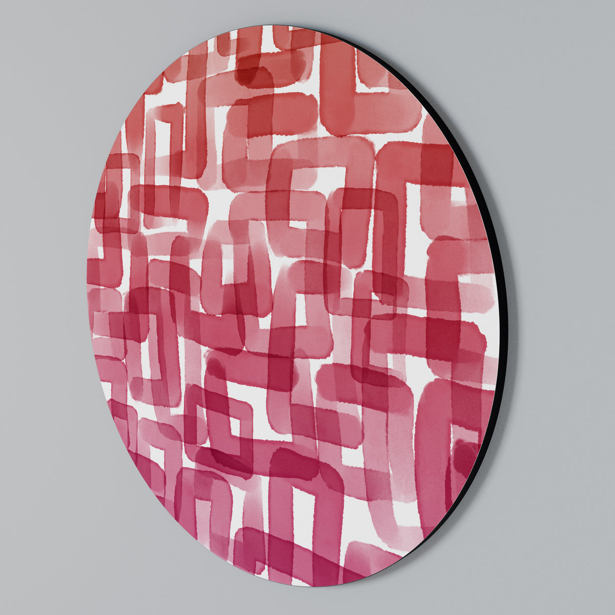 KALEIDOSCOPIC CUBISM Arte de Parede Redonda