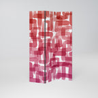 KALEIDOSCOPIC CUBISM Decorative 3-Panel Room Divider