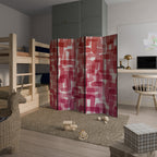 KALEIDOSCOPIC CUBISM Decorative 5-Panel Room Divider