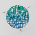 TURQUOISE RECTANGLES Mesa de Centro 60