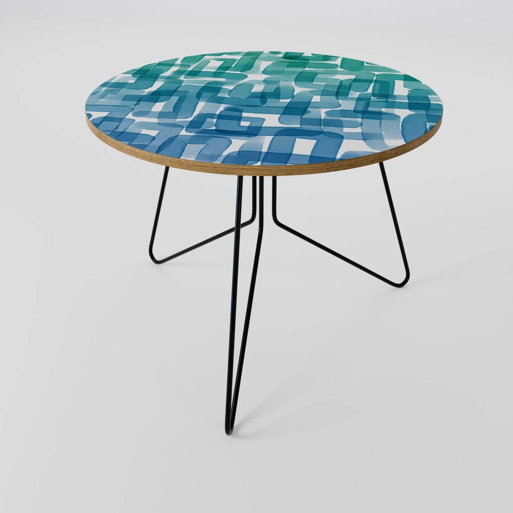 TURQUOISE RECTANGLES Coffee Table 69