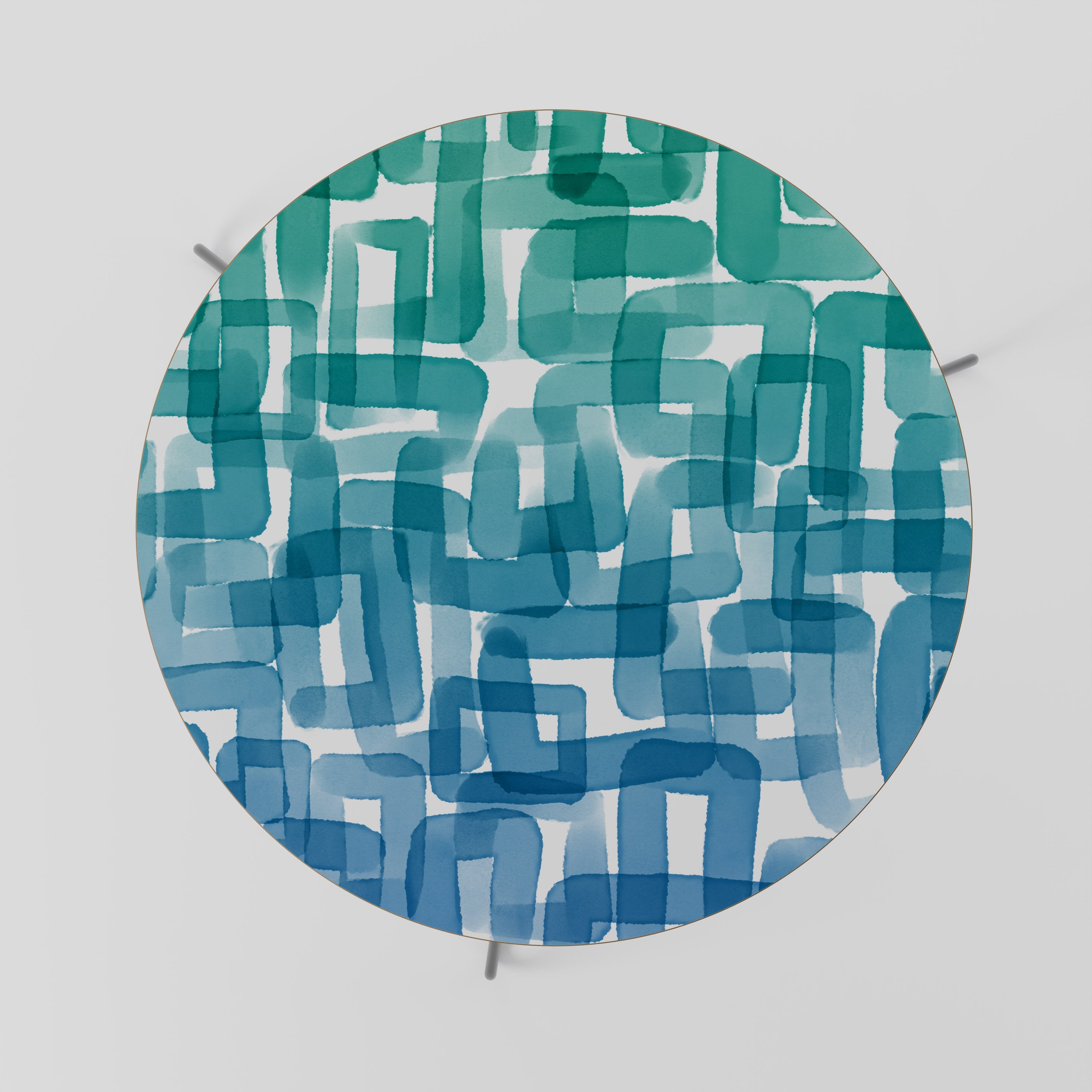 TURQUOISE RECTANGLES Coffee Table 69