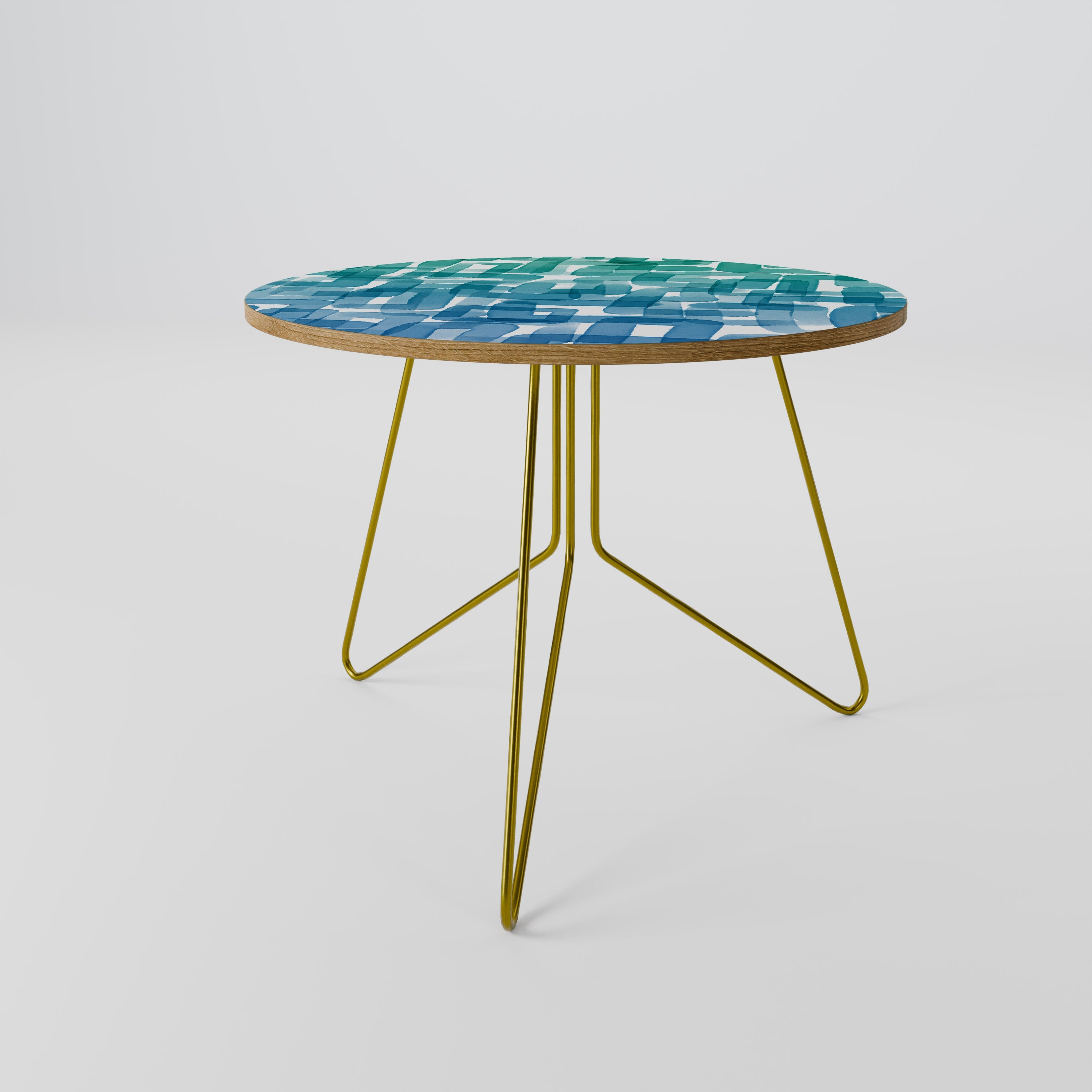 TURQUOISE RECTANGLES Coffee Table 69