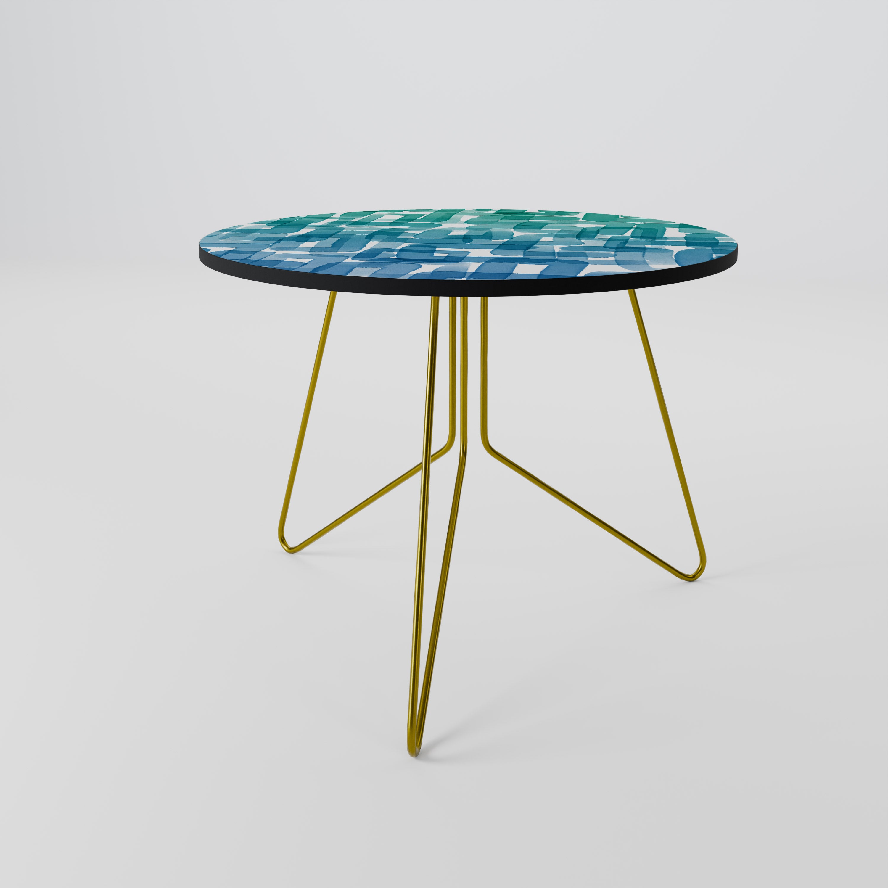 TURQUOISE RECTANGLES Coffee Table