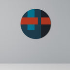 DARK MELANCHOLY Quadro Redondo Decorativo