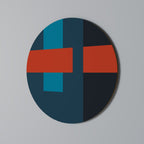 DARK MELANCHOLY Quadro Redondo Decorativo